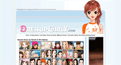 Desktop Screenshot of dressupgirly.com